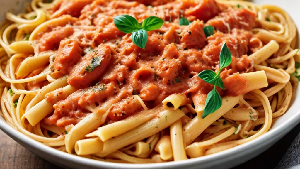 Pasta with Creamy Tomato Sauce